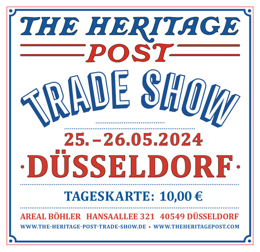 The Heritage Post Trade Show Eintrittskarte Mai 2024 – E-Ticket