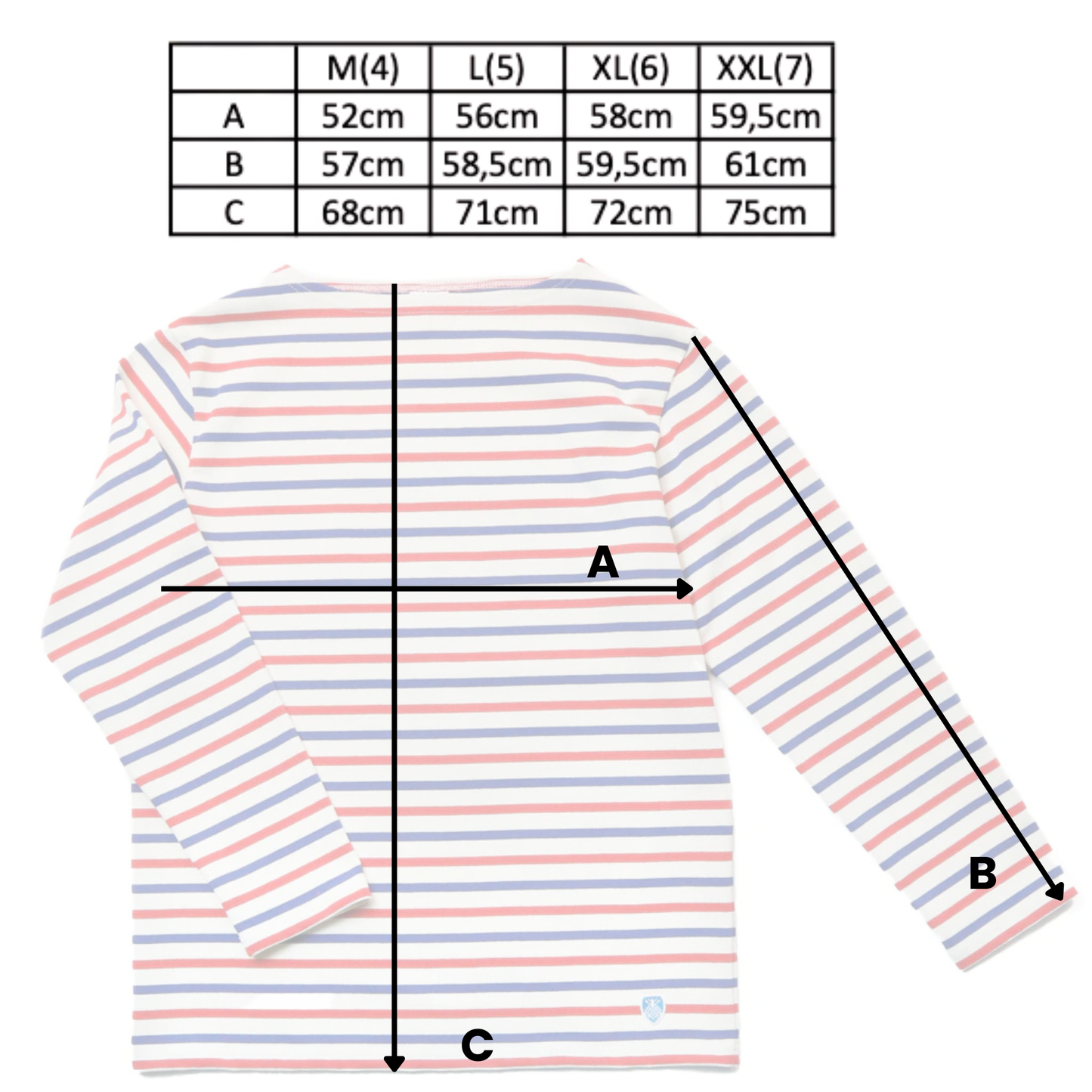 Orcival_Unisex_Mariniere_Biene_Masse_2
